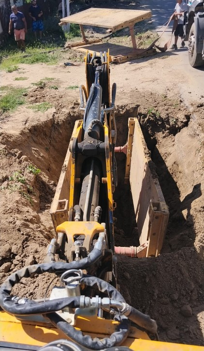 Str. Principală DJ679, Fâlfani – canalizare D250